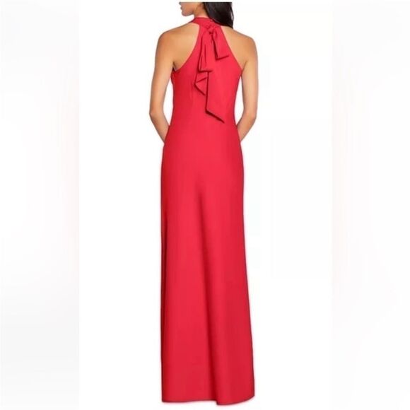 NWT Aidan by Aidan MN1E206925 Mattox Halter Slip Gown $245 - Picture 3 of 6